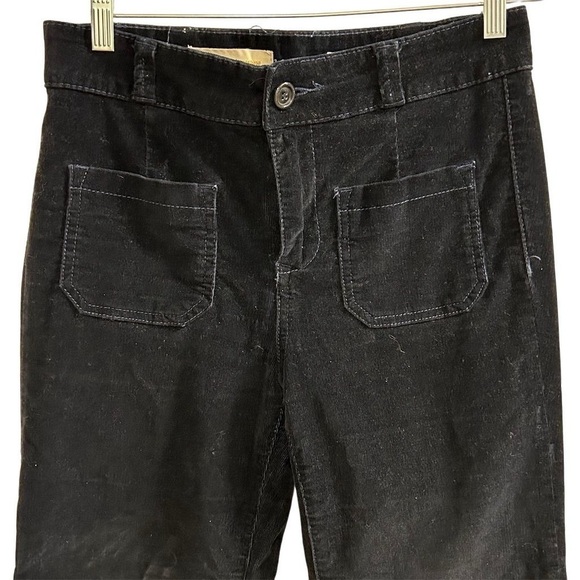 Pilcro Women's Corduroy Fare Size 8 Black Dark Mavy Size 8 - Picture 3 of 15
